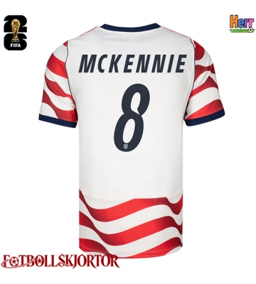 Förenta stater Weston McKennie #8 Hemmatröja VM 2026 Kortärmad